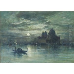 Santa Maria Della Salute By Moonlight