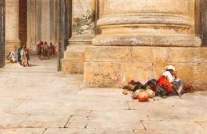 Outside St. Peters, Rome by Keeley Halswelle