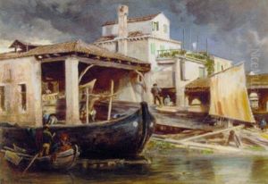 A Venetian Backwater by Keeley Halswelle