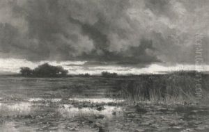 A Marshy Landscape At Dust by Keeley Halswelle