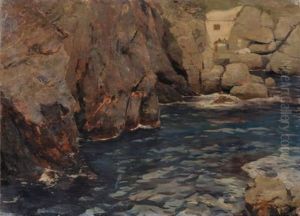Felsenschlucht by Willy Hamacher