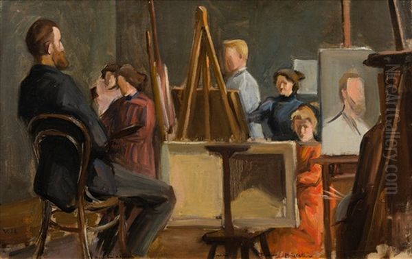Artists At The Ateneum - view 1
