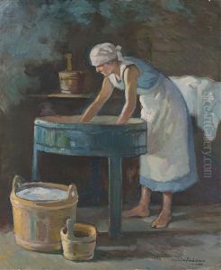 A Washer Woman by Vaeinoe Haemaelaeinen
