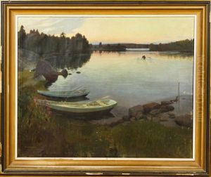 Sunrise In Simasalo by Vaeinoe Haemaelaeinen