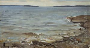 Landscape From A Shore by Vaeinoe Haemaelaeinen