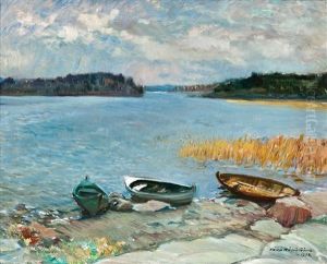 Landscape From Laatokka by Vaeinoe Haemaelaeinen