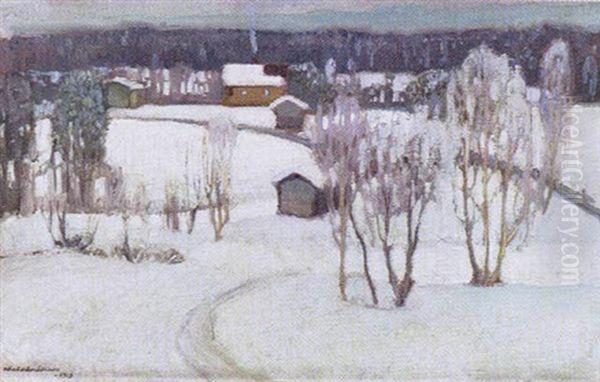 Vinterlandskap Fran Myllykyla - view 1
