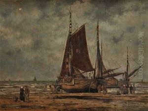 Le Retour De La Peche by Wilhelm Hambuechen