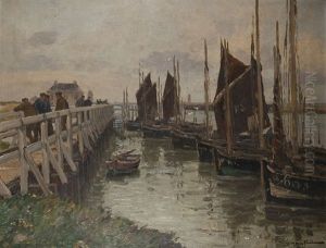Belebte Mole by Wilhelm Hambuechen