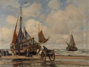 Strandverkauf Des Frischen Fangs Strandverkauf Des Frischen Fangs