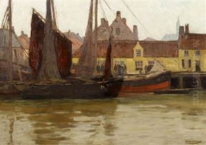 Hollandischer Binnenhafen by Wilhelm Hambuechen