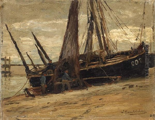 Aufliegende Boote Am Strand - view 1