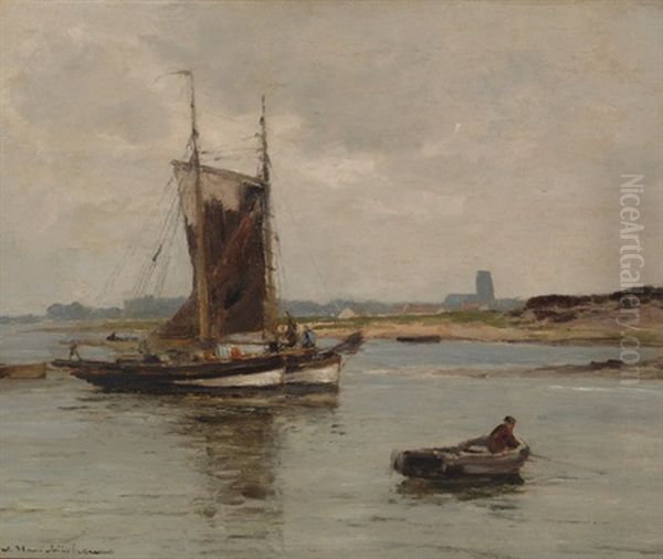 Boats On A River - view 1