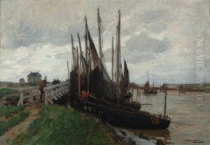Harbour by Wilhelm Hambuechen