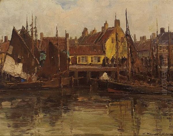 Uferstuck Mit Fischerhafen - view 1