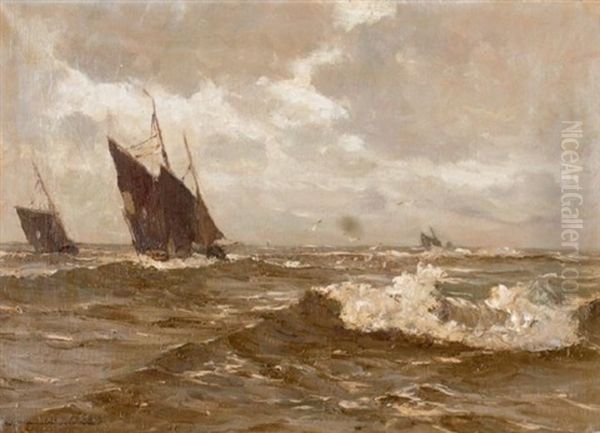 Marine Mit Fischerbooten - view 1