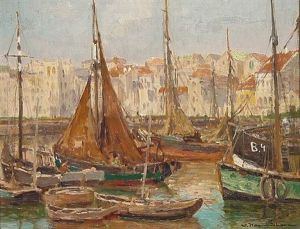 Im Hafen Einer Franzosischen Stadt Im Hafen Einer Franzosischen Stadt