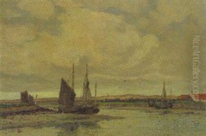 Nordseekuste Mit Fischerbooten