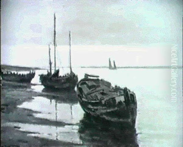 Boote Auf Dem Niederrhein - view 1