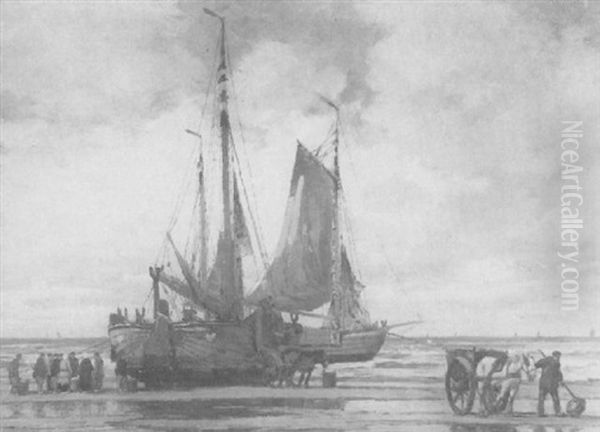 Fischerboote An Der Kuste - view 1