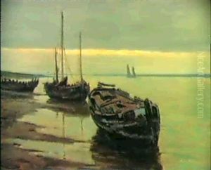 Boote Auf Dem Niderrhein Boote Auf Dem Niderrhein