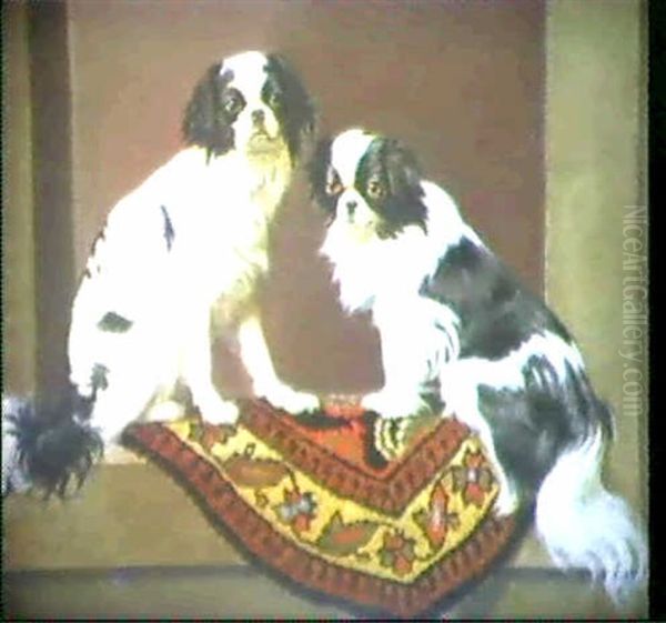 Zwei King Charles Cavalier Spaniel - view 1