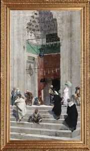 Yesil Cami Onu by Osman Hamdi Bey