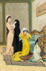 The Yellow Dress by Osman Hamdi Bey