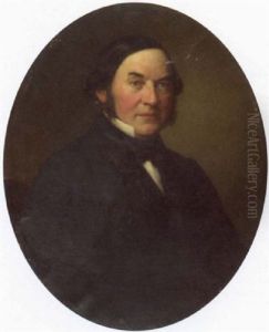 Portrait Of A Gentleman by Theophile Hamel