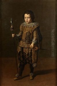 Portrait D"un Jeune Hallebardier by Juan Van Der Hamen Y Leon