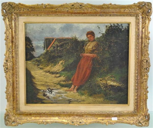 Jeune Femme Sur Un Sentier - view 1