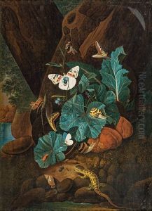 Forest Ground Still Life by Carl Wilhelm de Hamilton