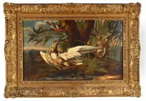 Becasses by Carl Wilhelm de Hamilton