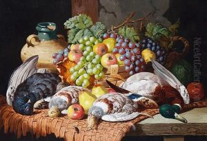 A Larder Still Life by Charles Thomas Bale