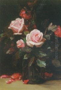 December Roses by Edgar Scudder Hamilton