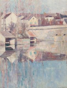 Lakeside Reflections by Edward Wilbur Dean Hamilton