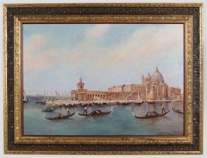 Venetian Scene by Edward Wilbur Dean Hamilton