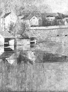 Lakeside Reflections by Edward Wilbur Dean Hamilton