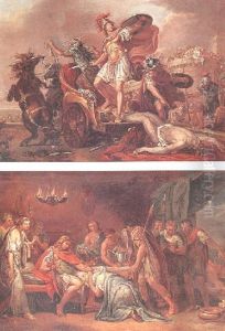 Hektor Slapas Efter Achilles Vagn