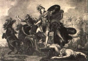 Achille Trascina Il Corpo Di Ettore Intorno Alle Mura Di Troia