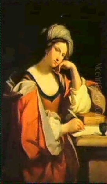 (after Giovanni Francesco Barbieri, Il Guercino) The Persian Sibyl by Gavin Hamilton