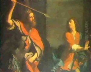 (after Giovanni Francesco Barbieri, Il Guercino)            Saul And David