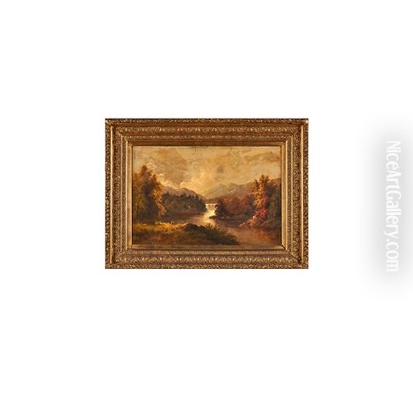 Untitled (mountain Landscape With Waterfall), 1887 - view 1