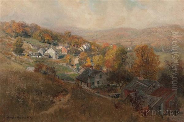 Morning In The Village, Autumn - view 1
