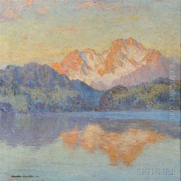 Mountain At Sunset - view 1