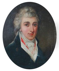 Believed To Be A Portrait Of The Hon. Arthur Wellesley, Later 1st Duke Of Wellington, Wearing A Blue Jacket And The Red Ribbon Of An Order