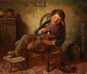 His First Smoke by Edwin Bale