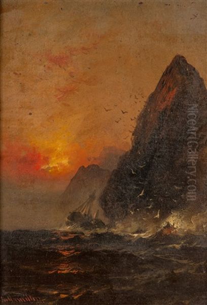 Seascape Sunset - view 1