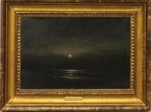 Evening Beach Scene by James Hamilton