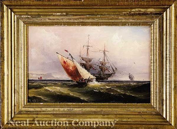 Schooners Off The Coast - view 1
